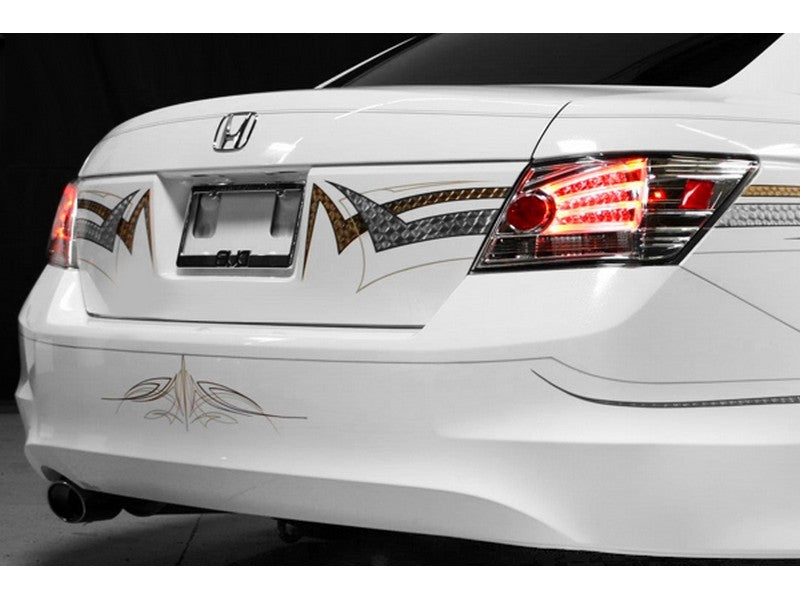 Spyder Honda Accord 08-12 4DR LED Tail Lights Black ALT-YD-HA08-4D-LED