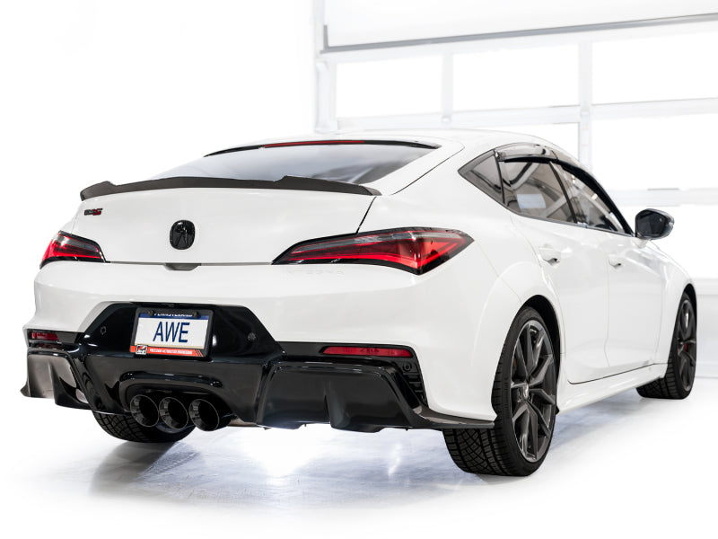 AWE Tuning 2024 Acura Integra Type S DE5 FWD Touring Edition Exhaust w/ Triple Diamond Black Tips