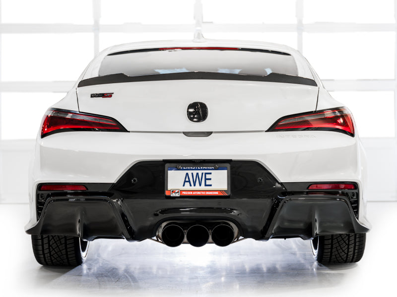 AWE Tuning 2024 Acura Integra Type S DE5 FWD Track Edition Exhaust w/ Triple Diamond Black Tips