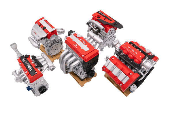 Limited Edition Honda 1:5 Scale Model Engine Collectibles - K20C1, K20A, F20C, C30A, or B18C