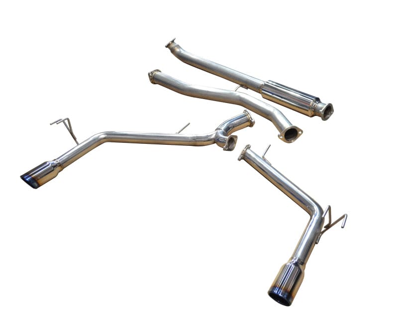 Injen 16-20 Honda Civic 1.5L Turbo 4Cyl (Sedan) 63mm SS Cat-Back Exhaust w/ Dual Burnt Titanium Tips - Two Step Performance