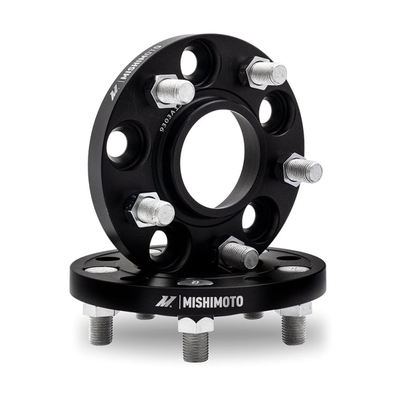 Mishimoto 5X114.3 20MM Wheel Spacers - Black - Two Step Performance