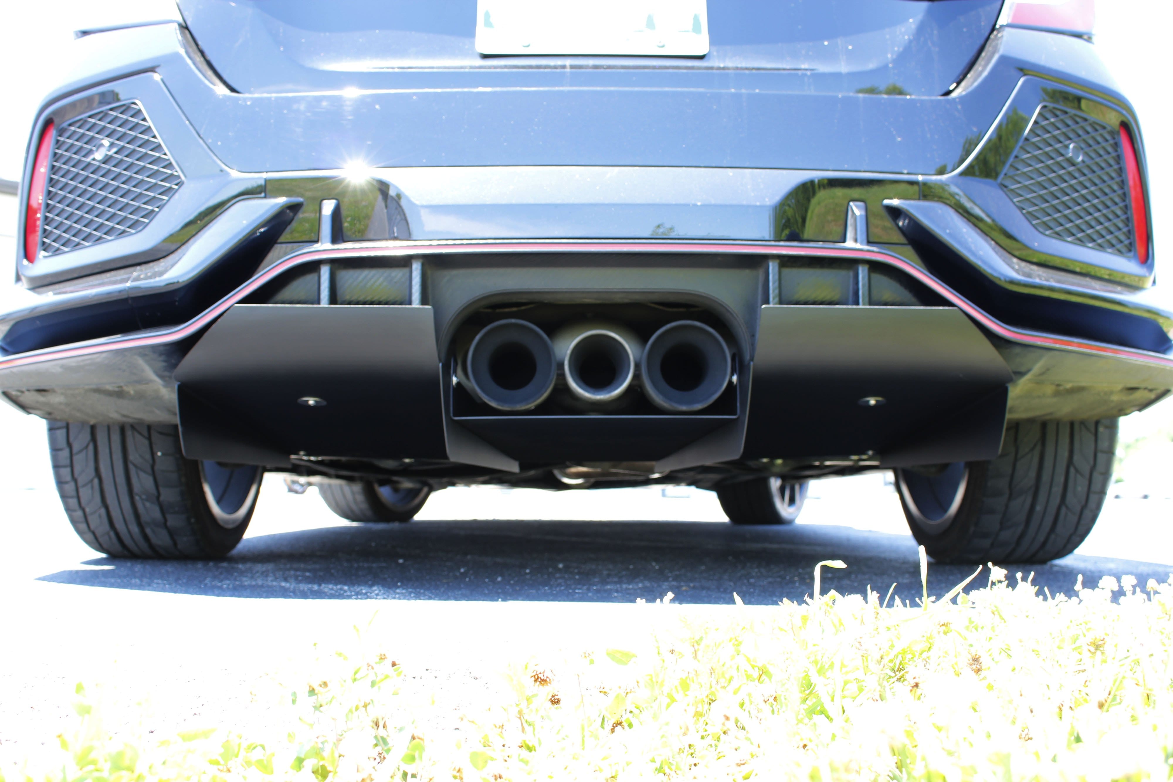 Rear Diffuser for 2017+ Honda Civic Type R FK8 - Two Step Performance