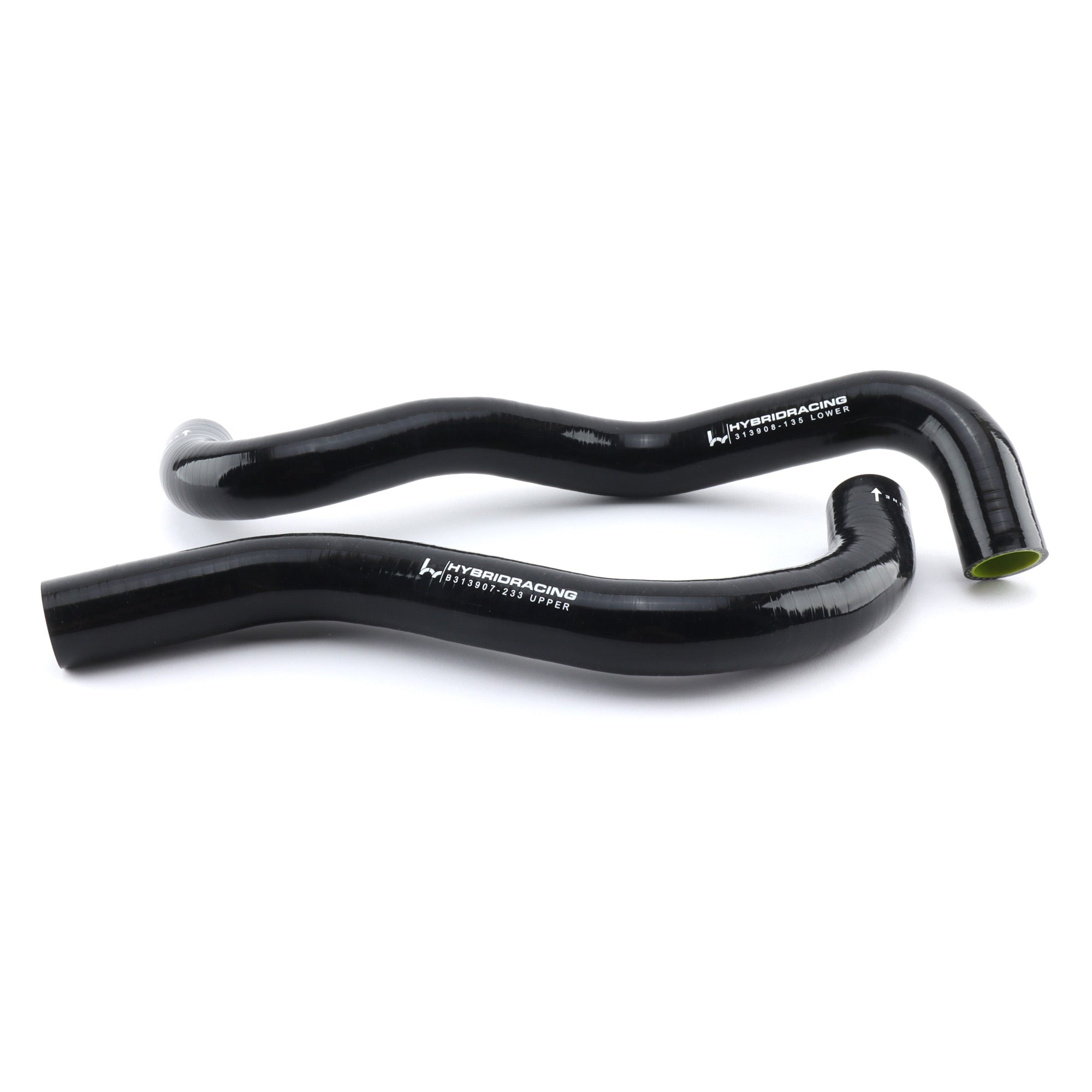 Hybrid Racing Silicone Radiator Hoses (12-15 Civic Si) Black HYB-RAH-01-34