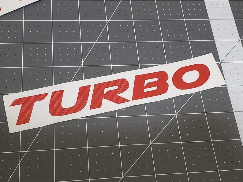 Turbo Decal - Two Step Performance